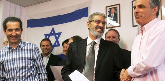 משה כחלון חזי בצלאל פטריק דרהי / צלם: רוני שיצר